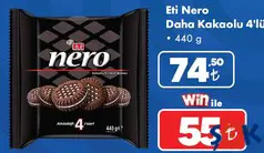 ETİ NERO DAHA KAKAOLU KREMALI BİSKÜVİ 440 G